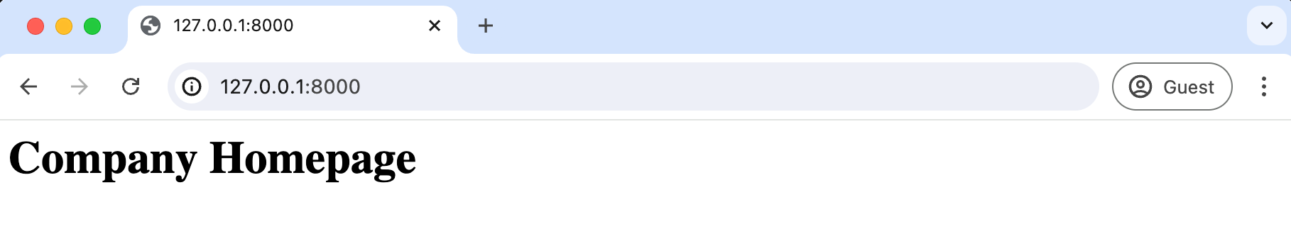 基于函数的视图公司主页
